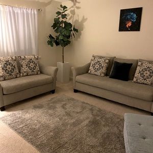 Sofa and Love seat